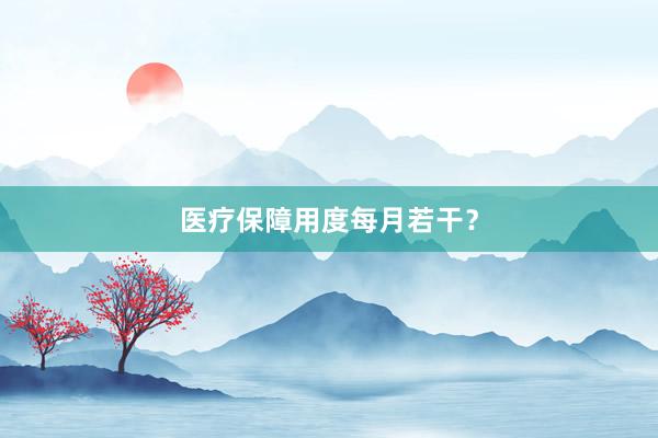 医疗保障用度每月若干？